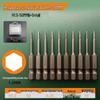 S2 Strong Magnetic Hex Socket Bit - High Strength, Shock Resistant for Hand Drills and Electric Screwdrivers