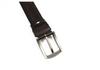 Men's Retro Business Belt - Genuine Cowhide Leather with Alloy Pin Buckle and Embossed Design