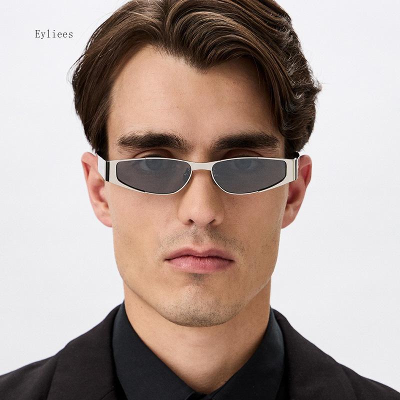 Small Narrow Frame Sunglasses Women Y2k Cat Eye Sun Glasses Female Fashion Brand Vintage Sports Punk Hip-Hop Style Eyewear