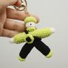 Funny Character Doll Keychain Handmaking Crochet Keychain For Couple Gifts Keyrings Cute Knitted Doll For Couple Keyrings Custom
