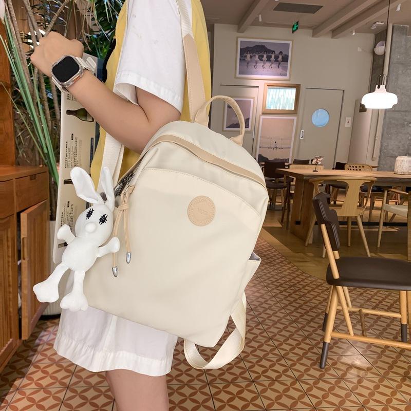Schoolbag1011 Summer New Small Backpack Women's Waterproof, Lightweight and Fashionable Versatile Mommy Bag Going Out Shopping Small Schoolbag