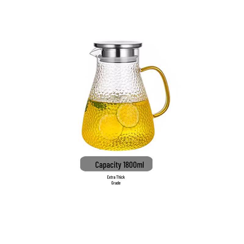 Large Capacity Glass Cold Water Pitcher