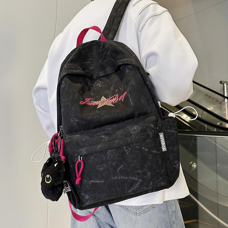 Zaino in stile coreano Schoolbagins per ragazze, studenti delle scuole medie, zaino di nicchia, zaino casual da pendolare per scuola superiore per uomini