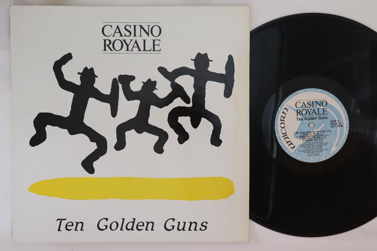 

LP Record CASINO ROYALE Ten Golden Guns PHZA32 UNICORN 1989 Europe Rock Used