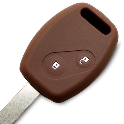 [IKT] (Honda Cars) Silicone Cover for Keyless Keys 2 Buttons Brown / Fit /