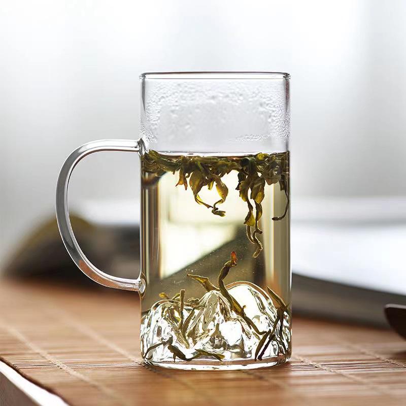 Guanshan Cup High Temperature Resistant Glass Wine Cup Household Sun Fruit Wine Tea Cup Tea Whiskey Cup High Borosilicate Water Cup