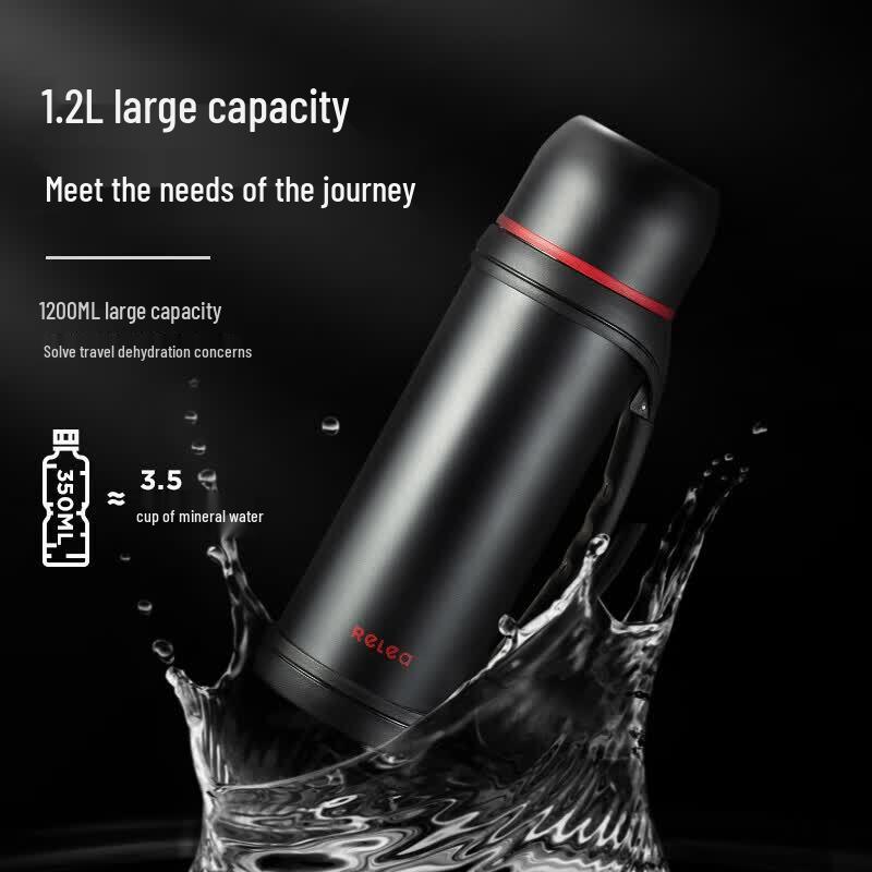 RELEA Stainless Steel Vacuum Insulated Travel Flask