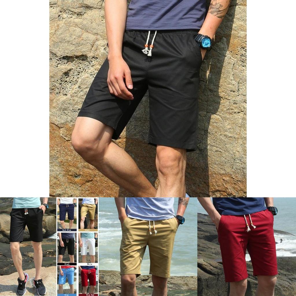 2018 Summer New Youth Mens Casual Japanese Midrise Microelastic Shorts With Comfortable Cotton Blend Fabric