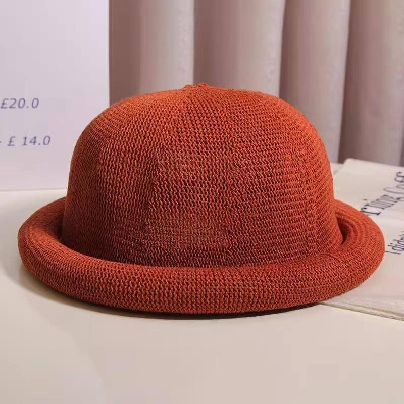 Cappello a bombetta classico in paglia da uomo, cappello Derby estivo traspirante da donna, berretto con visiera rotonda vintage, cappello Panama da donna, cappelli da sole casual jazz da donna