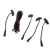 4pcs LED Front Grille Light Smoked Lens with Wiring Harness Kit Fit for Tacoma 16‑19