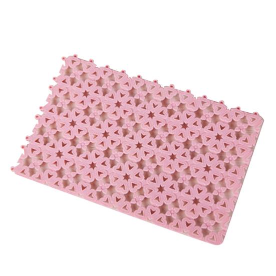 Waterproof Bath Mat Anti Slip Massage Shower Carpet DIY Stitching Puzzle Pad
