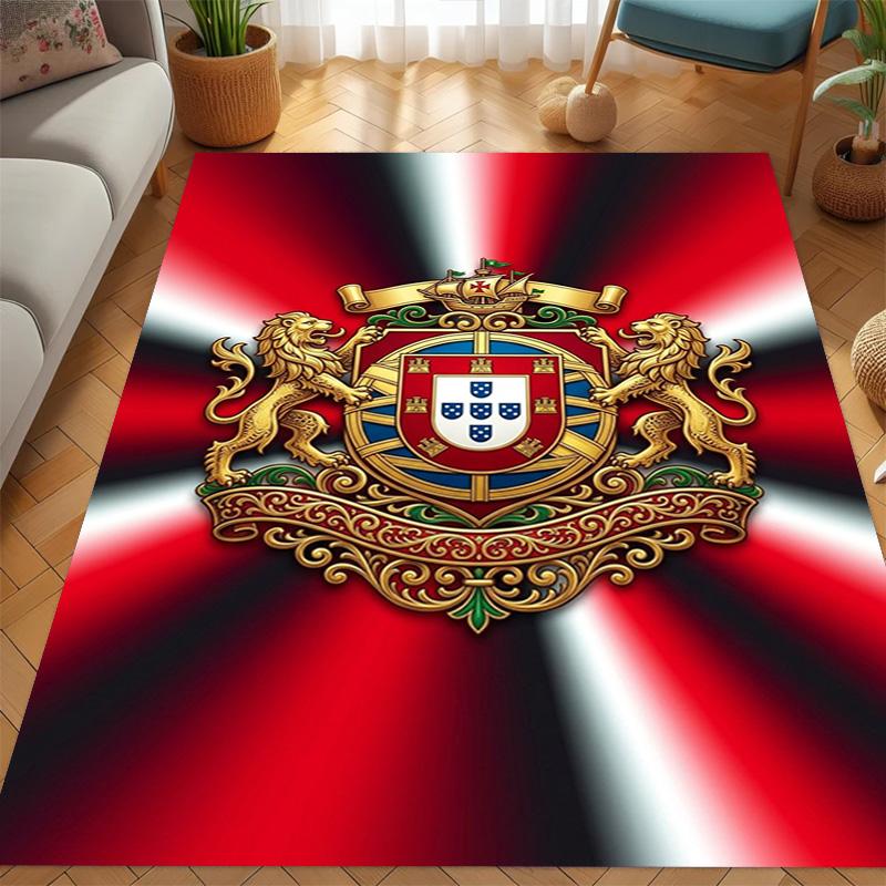 Portuguese Heritage Emblem carpet Doormat Home Decor Bathroom mat Protective pad Room
