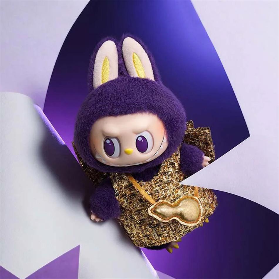 

Розовый Лабубу Мококо 1-й весенний цветок Милая виниловая кукла Kawaii Украшение для рюкзака Кукла Парк развлечений Ограниченный тираж