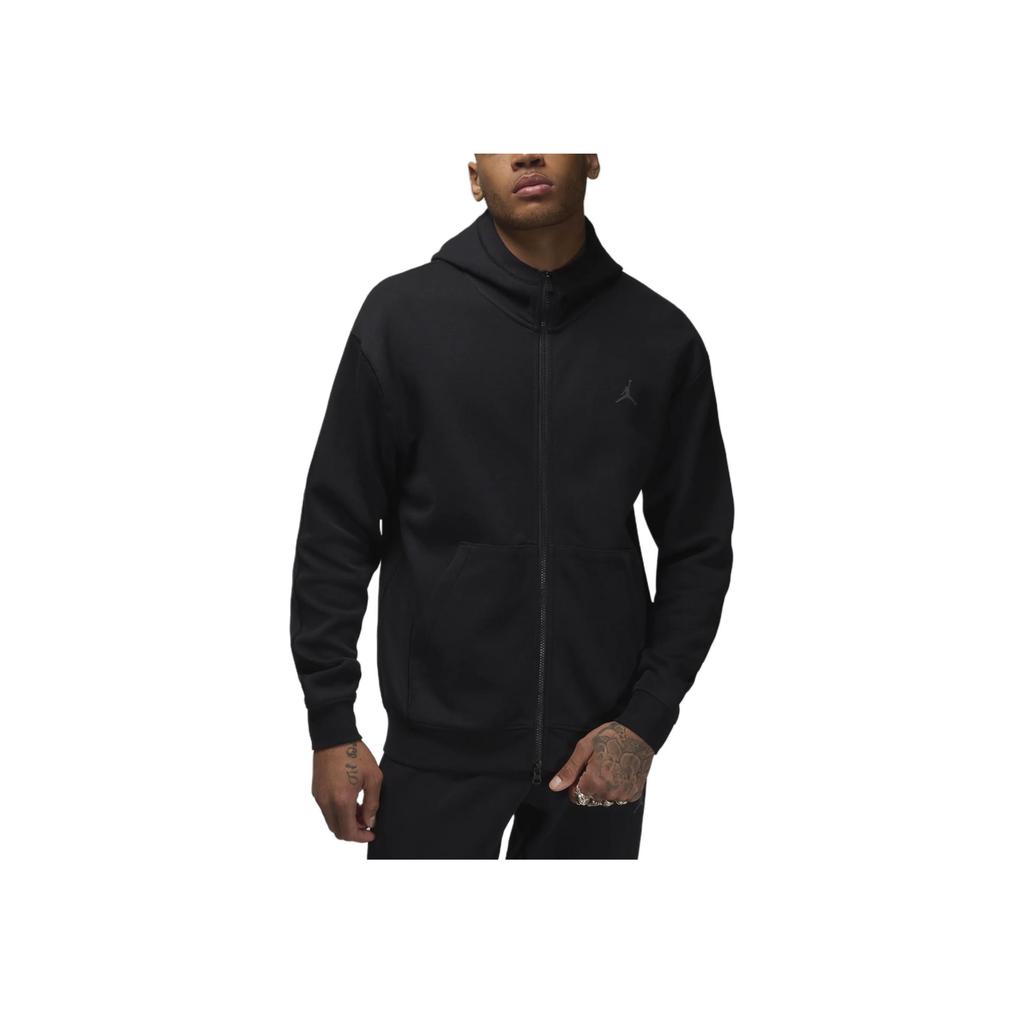 Jordan Sweat à capuche zippé Sport Hoop Manches longues Sweat-shirt Hommes hoodies Noir FV8602-010
