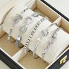 Set di 5 Braccialetti Farfalla Raffinati per Donna Vintage Strass Cuore Infinito Bracciale a Manetta Gioielli per Uso Quotidiano Regalo