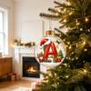 Acrylic 3D Letter Ornament Ball Christmas Tree Decoration Hanging Decor Home Holiday Festive Scene