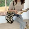 Large Capacity Casual Tote Bag Leopard Shoulder Bag Ladies Canvas Handbag Women'S Travel Shopping Bag Premium Durable