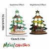 Desktop Size Christmas Lights Luminous LED Christmas Tree DIY Gift Xmas Ornaments  Room Decor