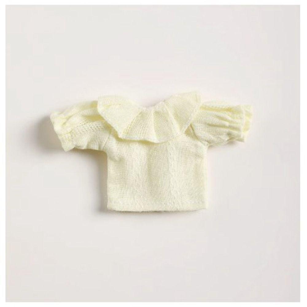 3 Colors Doll Shirt Tops Doll Clothes Accessories for 1/11 ob11 Dolls For 1/12 Bjd Dolls