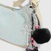 Braided Rope Keychain Bag Charms Handbag Hanging Ornament Bag Accessories Backpack Pendant Charm for Women Girls Gifts