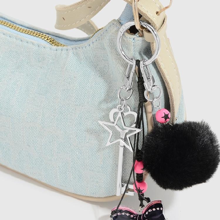 Braided Rope Keychain Bag Charms Handbag Hanging Ornament Bag Accessories Backpack Pendant Charm for Women Girls Gifts