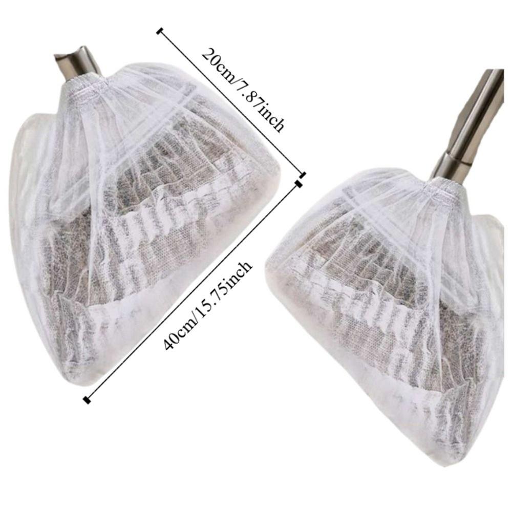 50Pcs/100Pcs Portable Electrostatic Dust Paper Non-woven Fabric Broom Dust Cover Home Cleaning