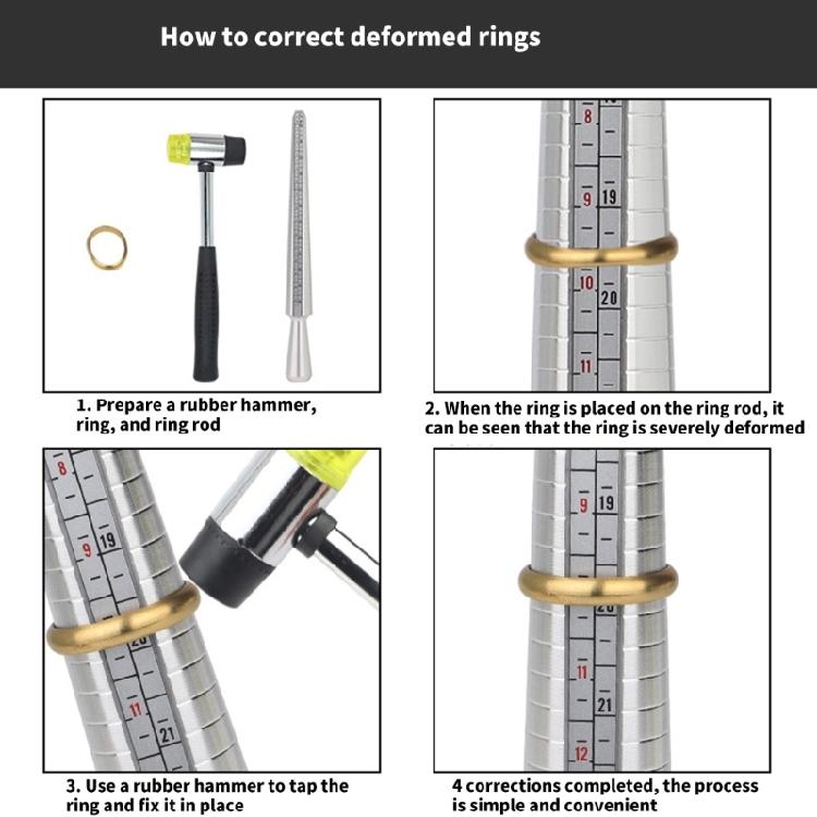 Multifunctional Metal Rings Measurement Instrument for Craft and Designs Professionals