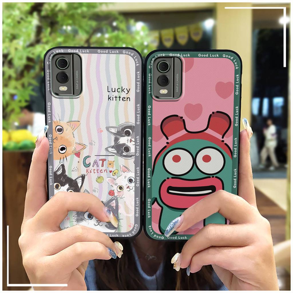 Anti-knock Anti-dust Phone Case For Nokia C32 Back Cover Phone Pouch Durable Graffiti TPU Soft case Dirt-resistant Cute