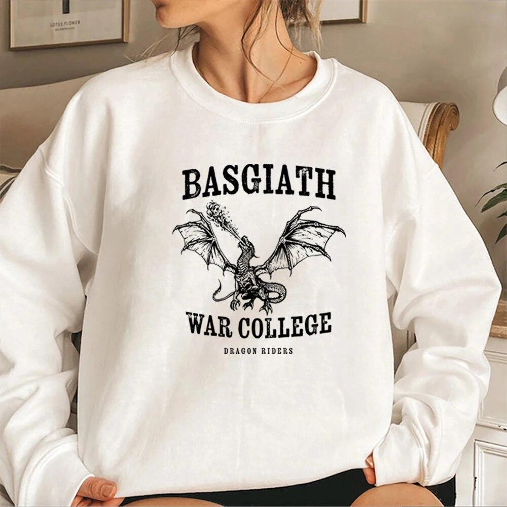 Sweat-shirt Quatrième Aile Basgiath War College Dragon Rider Sweat à capuche Série Empyrée Rétro Violet Sorrengail Xaden Riorson Sweat-shirt Unisexe Sweat à capuche