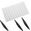 10-Cell Design Vanilla Pod Mold Food Grade Silicone Non-Stick Chocolate Mold Heat Resistant Flexible Ladyfingers Mold
