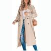 Leisure Windbreaker Jacket2024 Fashion Female Fall and Winter Long Fashion Casual Trench Coat