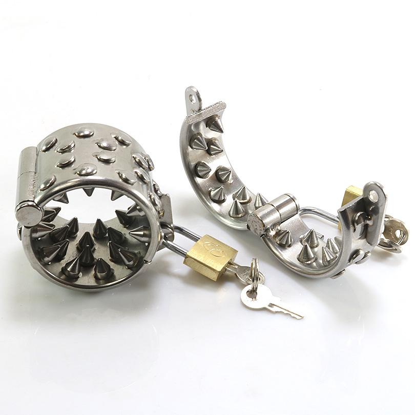 Stainless Steel Testicle Pendant Unusual Stimulus Toy Sex Tool Couple Passion Male Passion Metal Adult Supplies