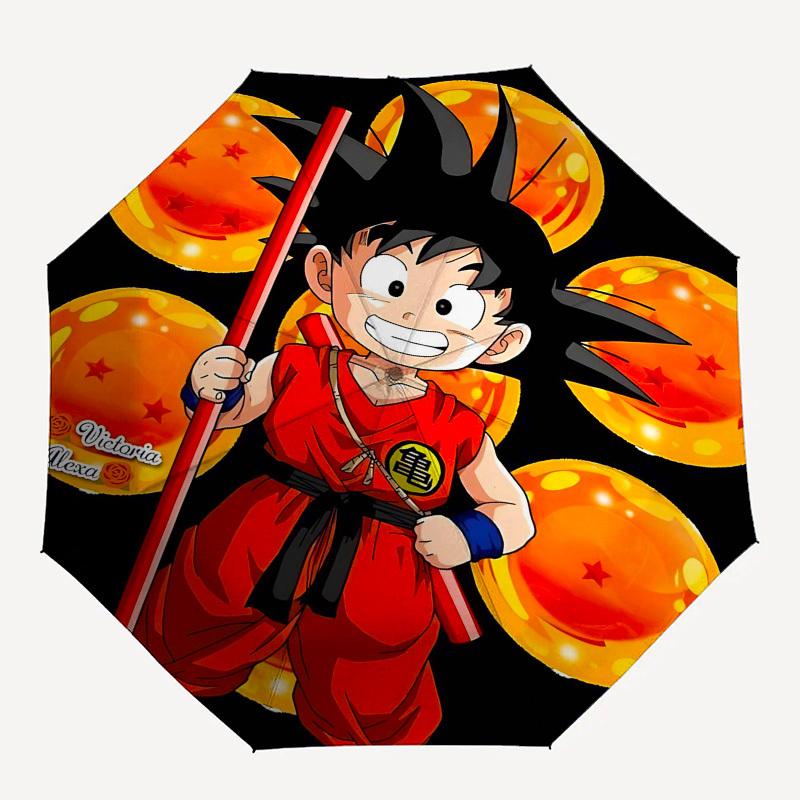 

1pc Dragon Ball Z, GokuOpen/Close Umbrella-Windproof, Compact Travel Umbrella, Sturdy 8-Rib Shaft1170