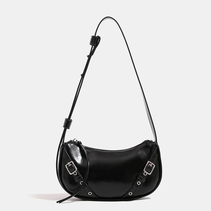 2024 Spring/Summer New Women s Bag, Unique Design, Textured Baguette Bag, Vintage Underarm Bag, Versatile Ins Shoulder Bag