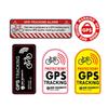 Bicycle Anti-Theft Stickers GPS Tracking Reflective Stickers Car Stickers Warning GPS Tracking Stickers Set