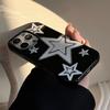 Personalized graffiti star iPhone case for Apple 16, 13 soft cover, 15 glossy, 17 Pro Max compatible, 11 trendy and cool