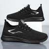 Men Casual Sport Shoes Breathable Lightweight Sneakers Outdoor Mesh Black Running Shoes Athletic Jogging Tenis Walking Shoes