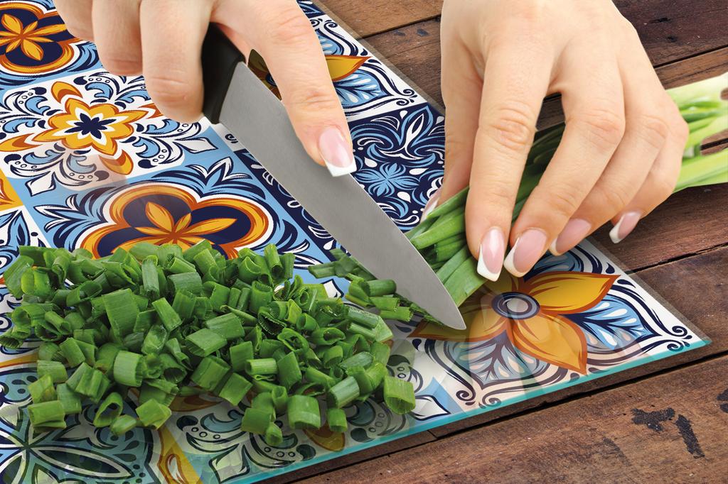 SZKLANA DESKA DO KROJENIA 45x52 MOZAIKA