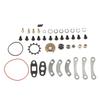 44pcs Standard Shaft Turbo Repair Kit Stable Performance Metal Alloy for T3 T4 T04E T04B Turbo Charger