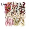Souvenir Flower Decor DIY Natural Dried Set Eucalyptus Lavender Wheat Bunny Tails Billy Ball Wedding Flowers Bouquet with Stems for Crafts Home