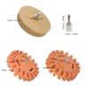   Portable Rubber Eraser Wheel Efficient Glues Removal Wheel for Car Protects Paint While Cleaning Surfaces