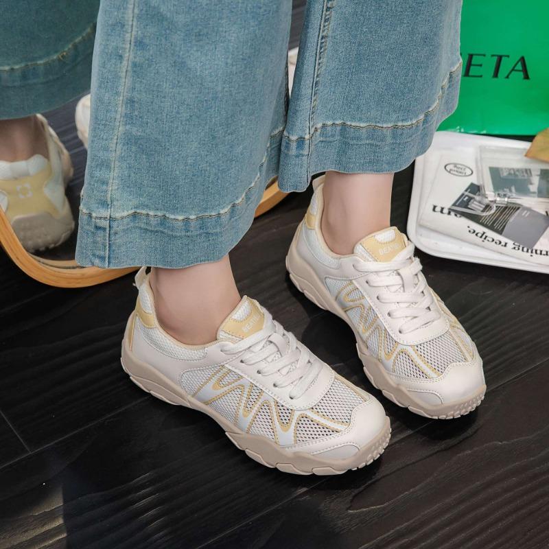 Mesh breathable dad shoes women show small feet summer new shoes thick-soled soft-soled explosive casual shoes