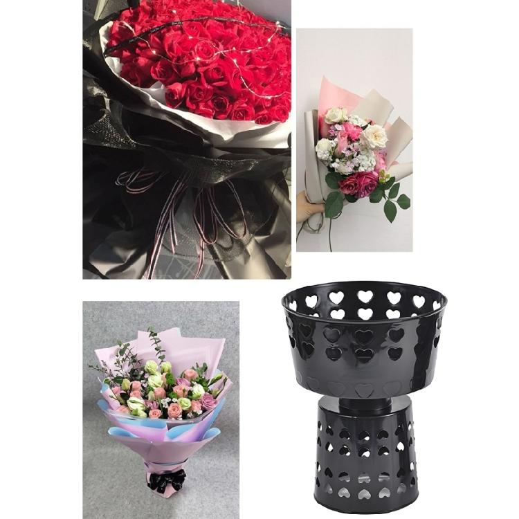 Portable Flower Packaging Tool Bouquet Rack Fixed Stand Bouquet Liner Stand Florist Supplies Flower Bouquet Holder Base