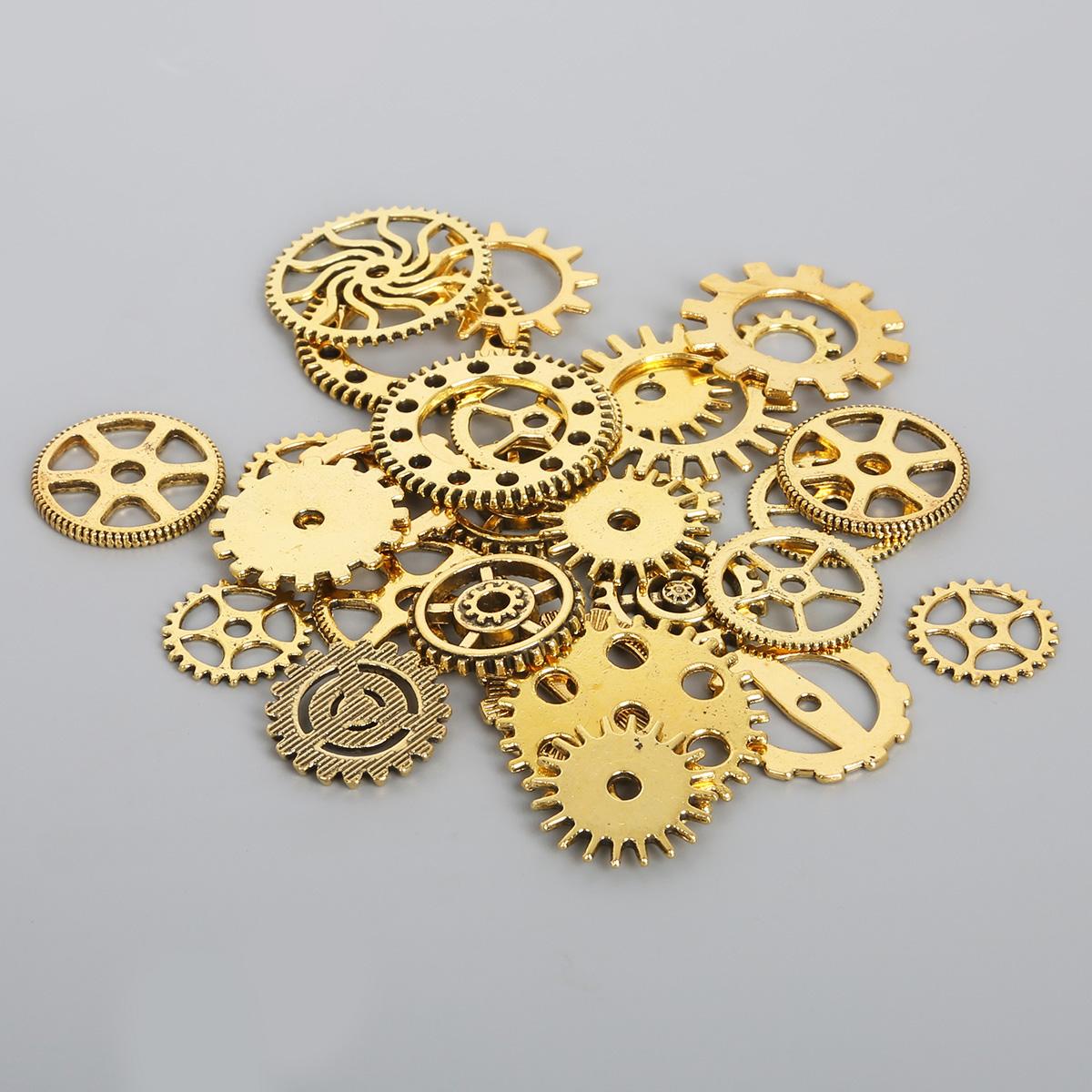 

Механические шестерни из сплава 50 г для изготовления ювелирных изделий DIY Очаровательное украшение random mix