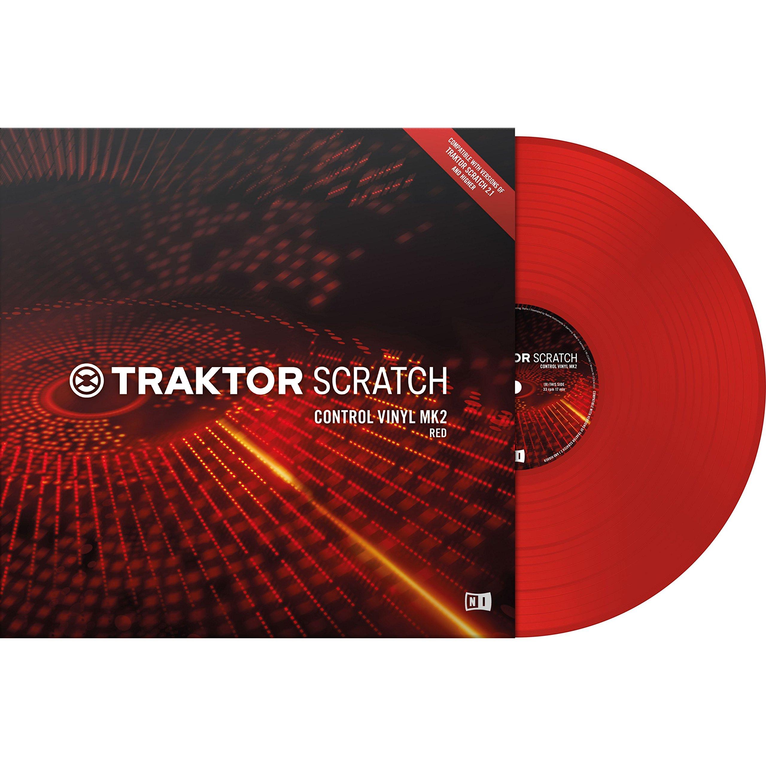 

Native Instruments DJ Accessories TRAKTOR Scratch Control Vinyl MK2 Red