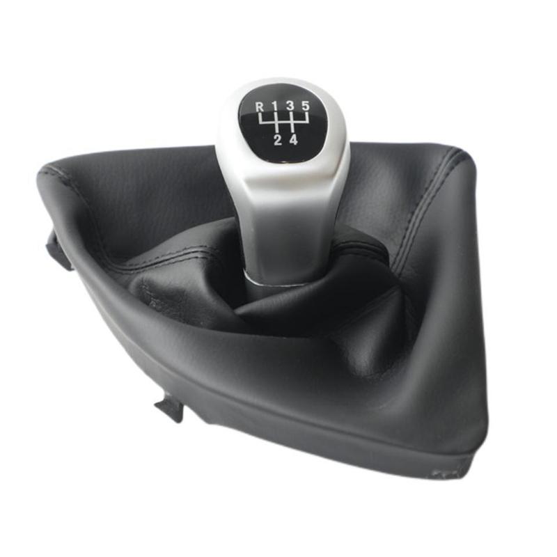 5/6 Speed Manual Gear Shift Knob Lever Shifter Gaiter Boot Cover Case Collar for BMW 1 Series E81 E82 E87 E88 2003- 2012 2013