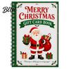 Christmas Money Presenter Gift Card Book 14 Pages DIY Booklet Spiral-Bound Merry Holiday Memory Book College Survival Kit Greeting for Adults Kids