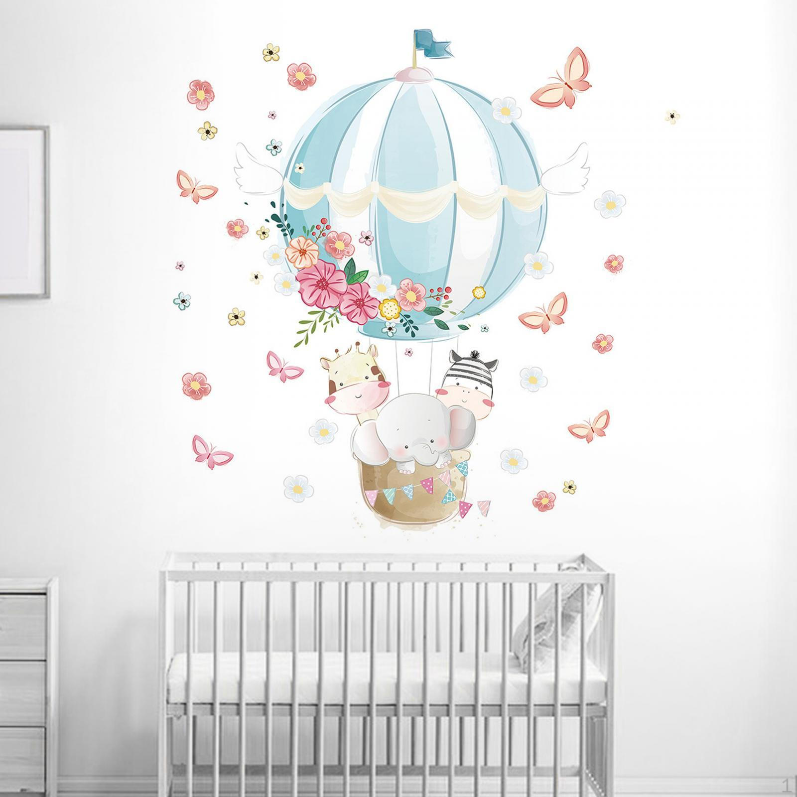 

Очаровательные наклейки на стены с изображением животных из воздушных шаров для декора детской комнаты Style B