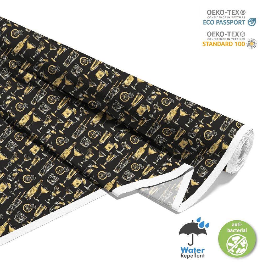 Outdoor Dekostoffe Oxford - Motiv Cocktail | Dx8424