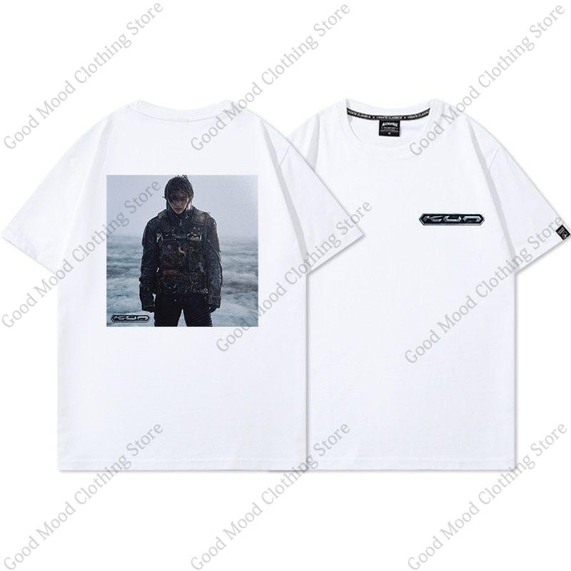 

KUN T Shirt Trend Fashion New Album KUN Print Tshirt Unisex Women Casual Summer High Quality Soft Cotton Short Sleeve Tee Tops S